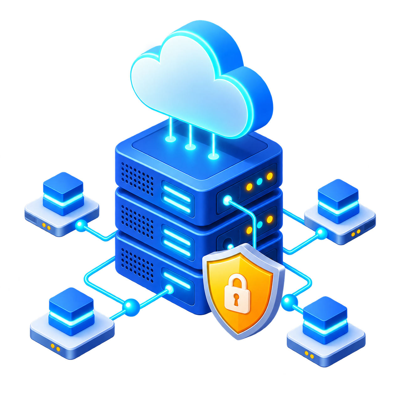 Professional hosting illustration
