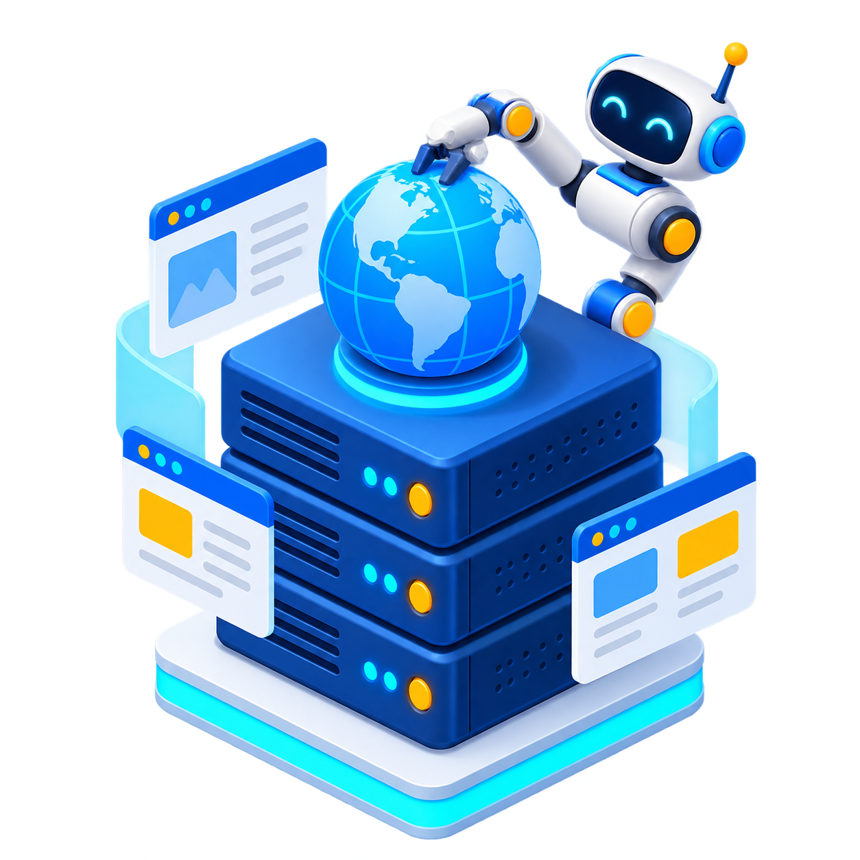 Starter hosting illustration